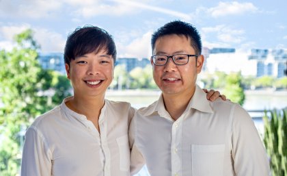 Kurin Organics cofounders Ian Ling and Kok Leong Chong Kurin Organics cofounders Ian Ling and Kok Leong Chong